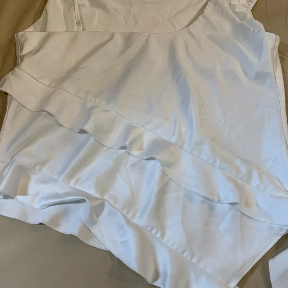 Topshop Ruffle Front Blouse - Picture 10 of 12